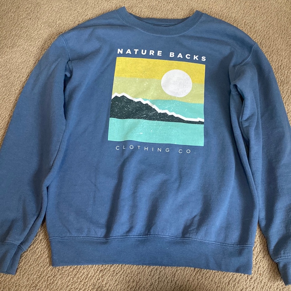 Nature Backs Crew Neck